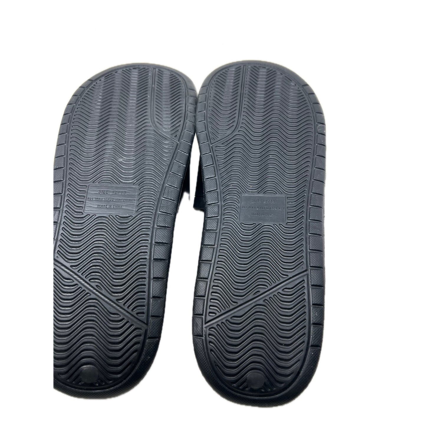 Walmart Black Clogs/Slides Mens 12/13
