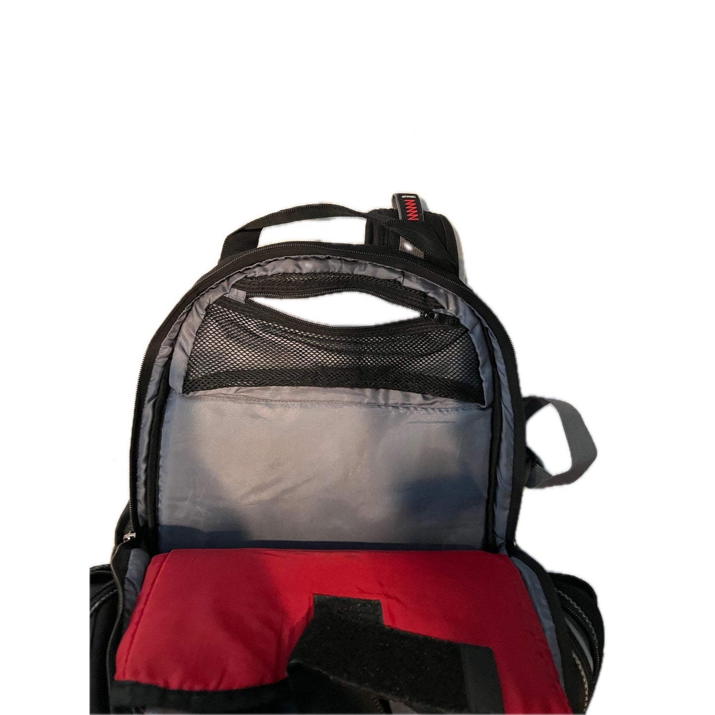 Swiss Gear synergy Laptop Backpack Black Gray Red w Uline
