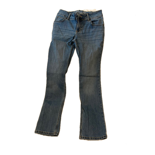 Wrangler Straight Leg Jeans Woman Size 3/4 32 Inseam