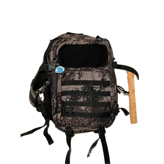 Wolt 45L Tactical Backpack Beige Black Camo