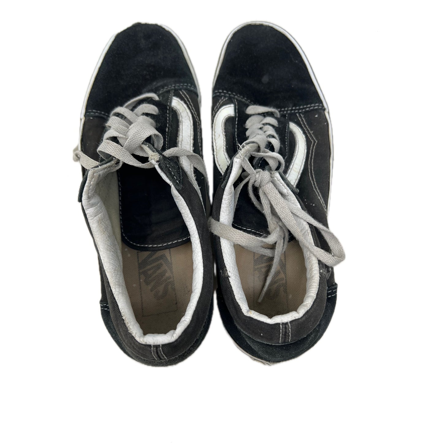 Vans Black Low Top old Skool Suede Shoes Mens 8.5