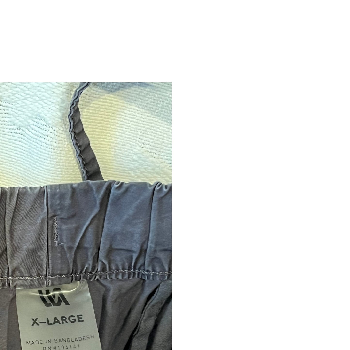 Pantalon chino gris à cordon WA, homme XL