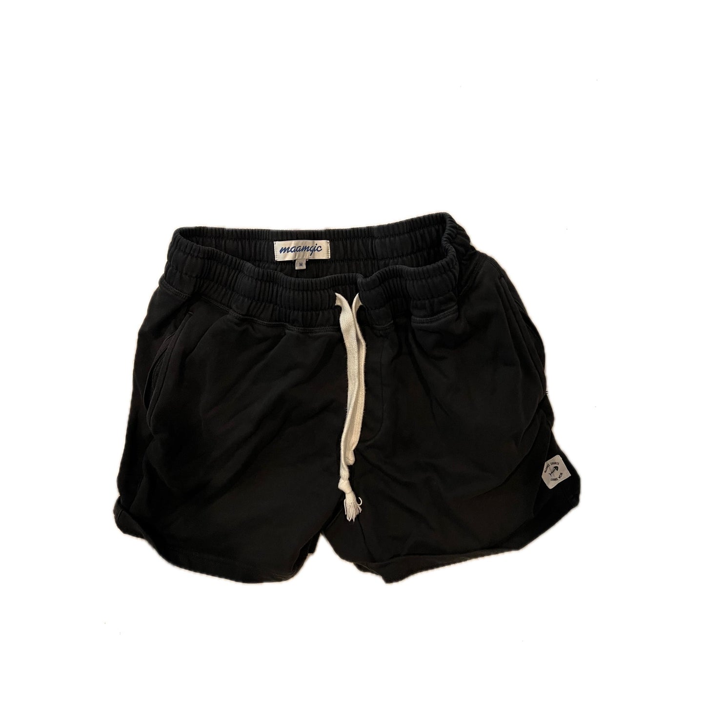 Maamgic Black Sweat Shorts Mens M