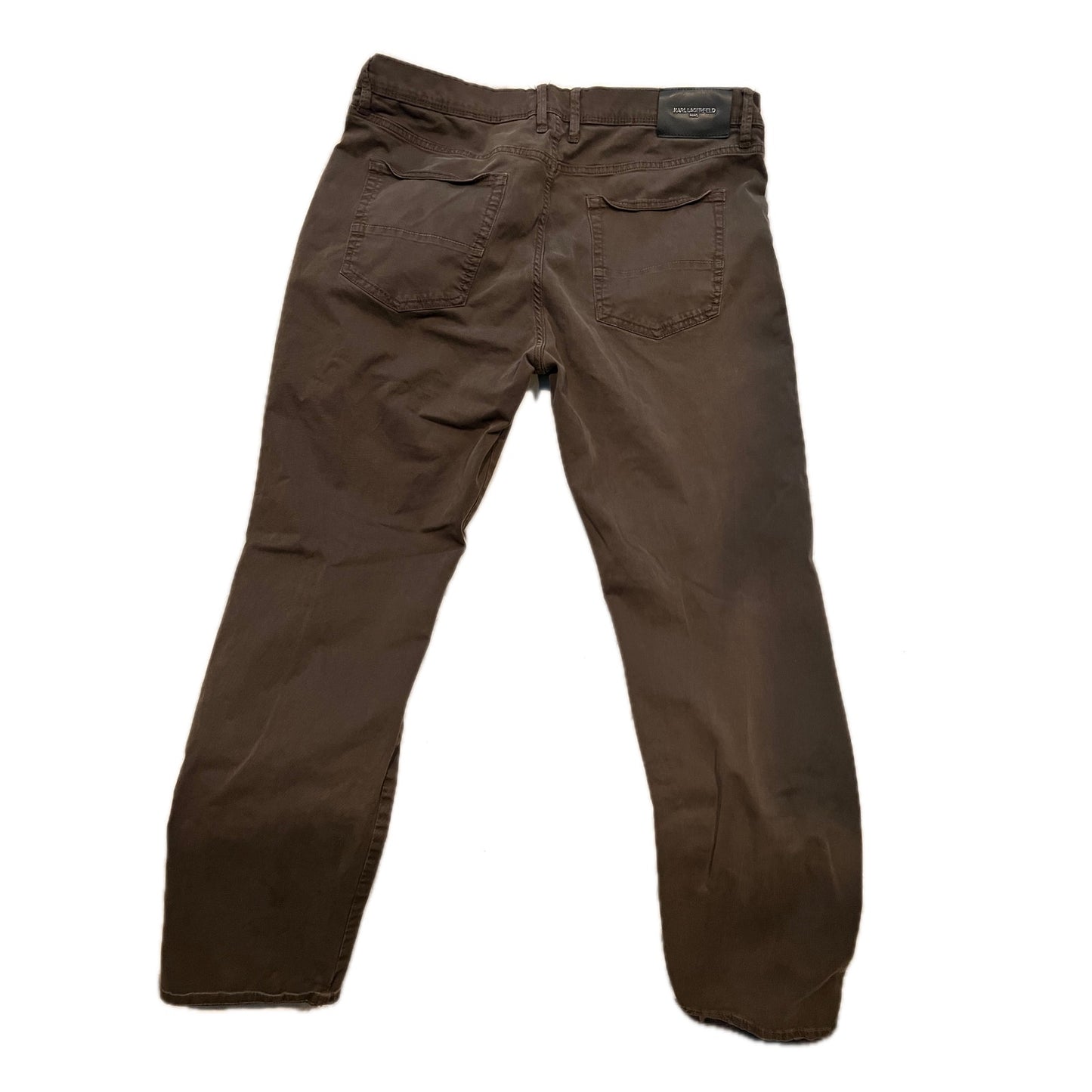 Jeans marron Karl Lagerfeld homme 36x29