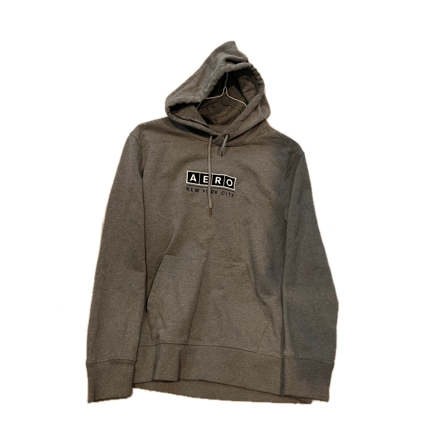 Sweat à capuche Aeropostale gris, taille M pour homme