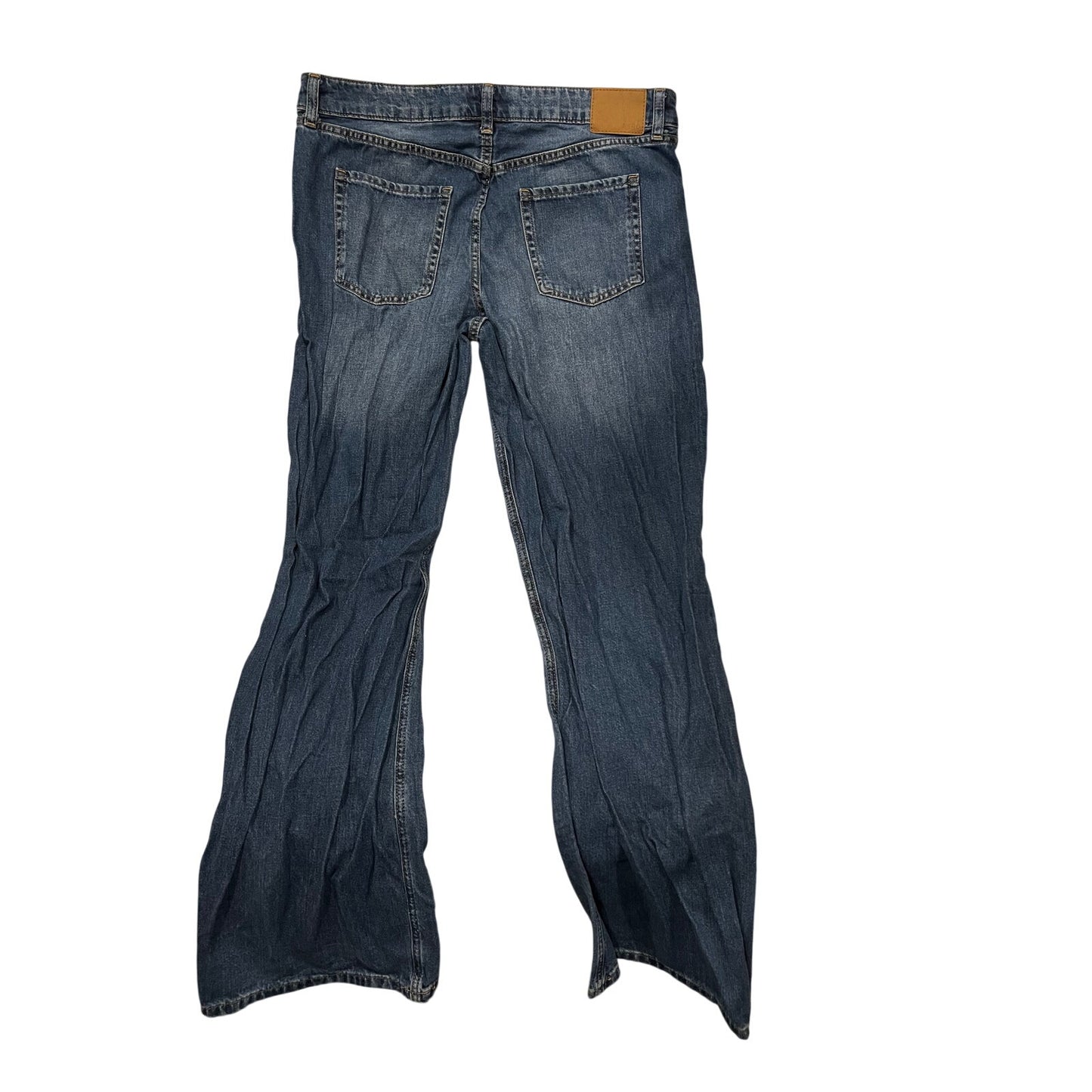 Aeropostale Jeans de Mujer Azules de Pierna Ancha y Tiro Alto Talla 12