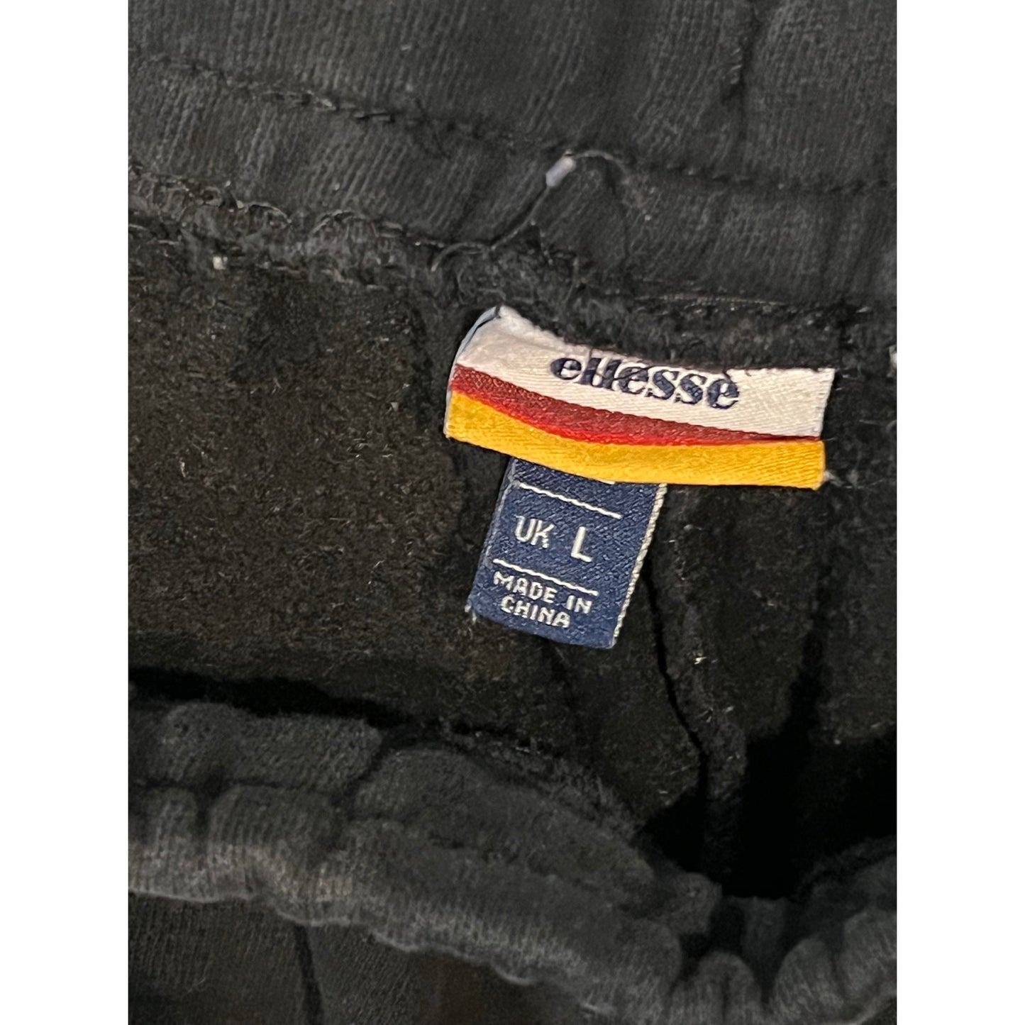 Ellesse Black Sweat Shorts Mens L