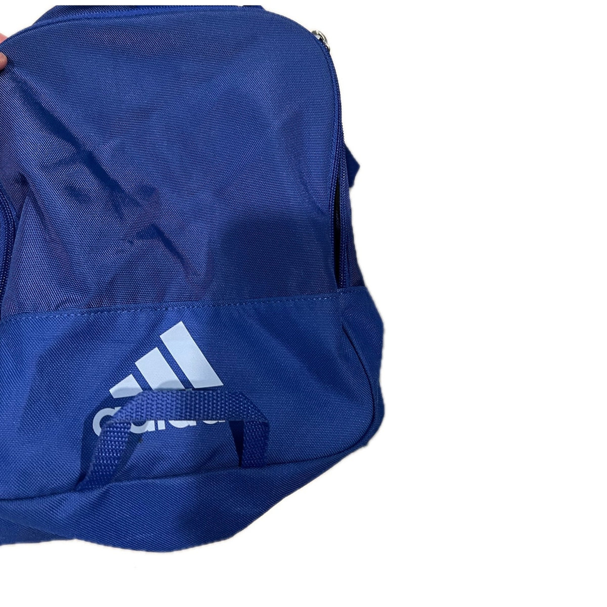 Adidas Defender Small 16"x10"x8" Blue Duffel Gym Bag