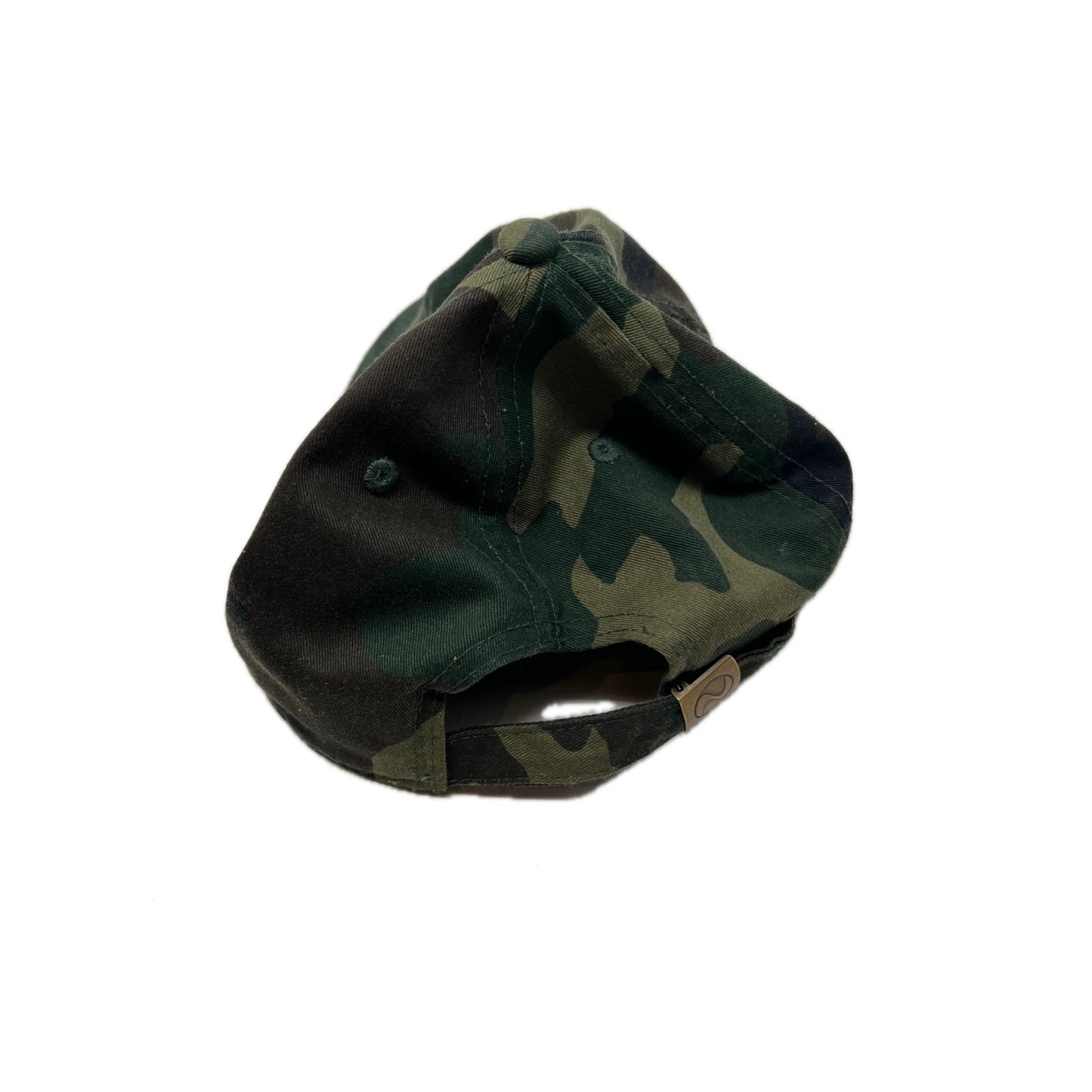 Gorra de béisbol ajustable de camuflaje verde caqui