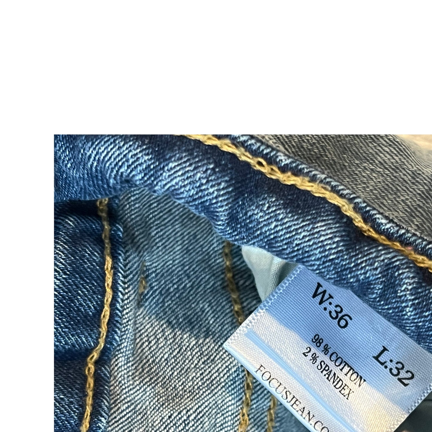 Focus Jeans Jeans Azules Rotos Para Hombre 36x32