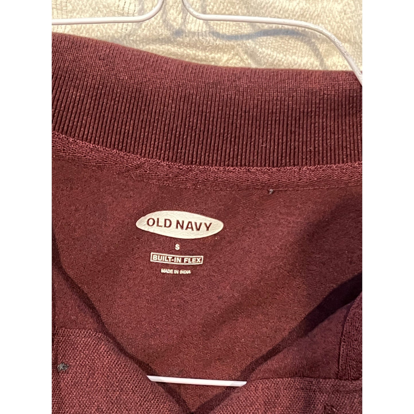 Polo homme Old Navy, bordeaux, taille S