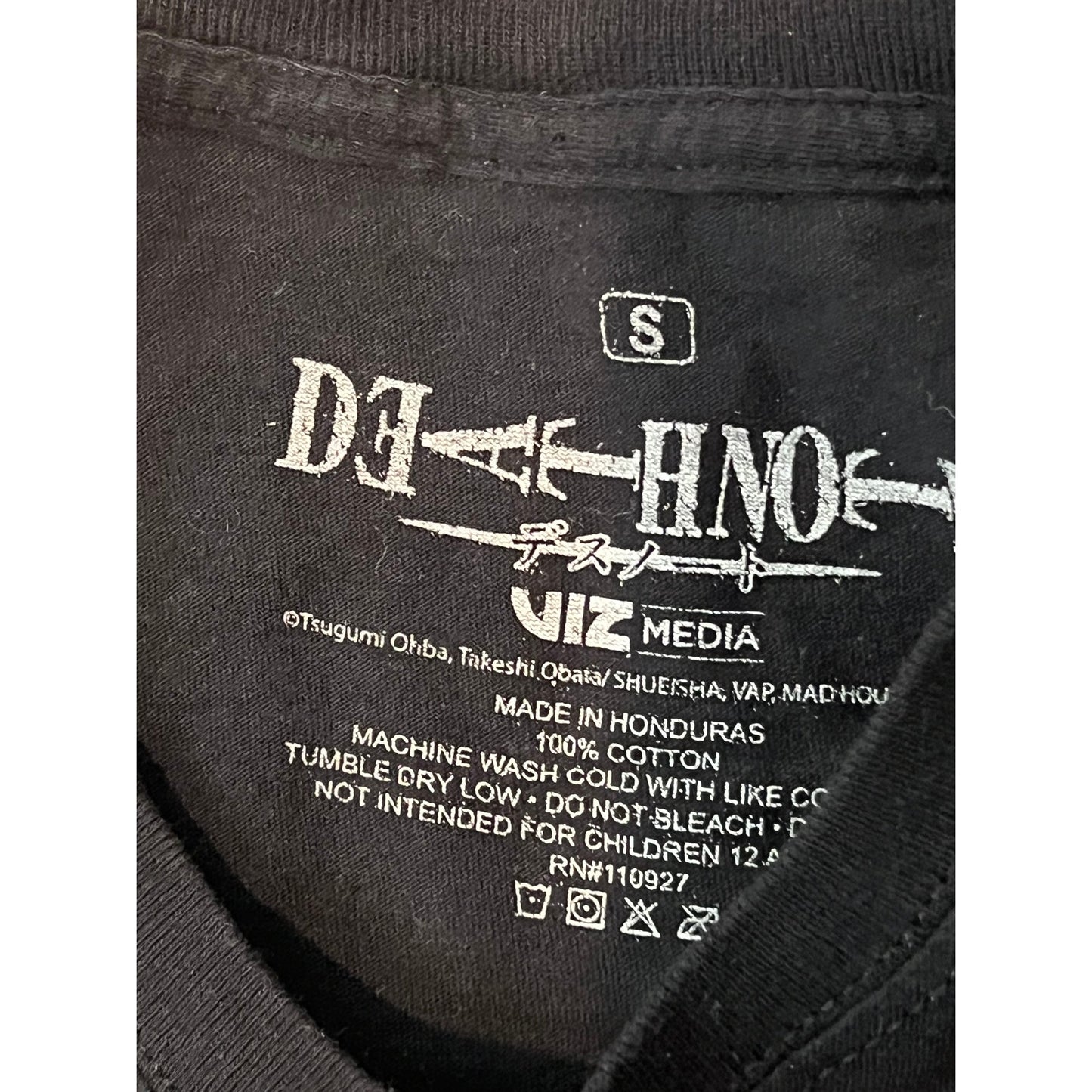 DeathNote VizMedia Tsugumi Ohba Anime T-Shirt Mens S