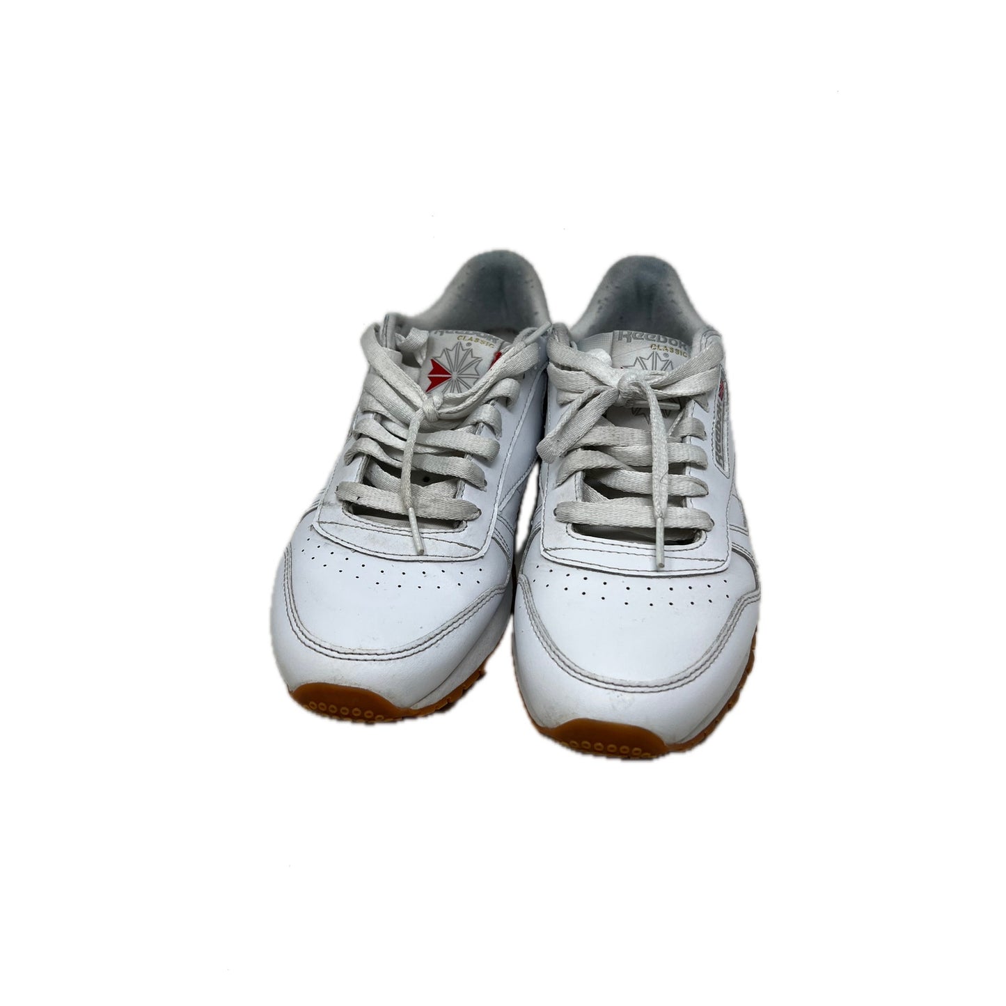 Reebok Classic Leather Sneakers White Gum Mens 7.5