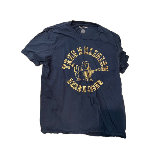 True Religion Graphic Blue T-Shirt Mens L