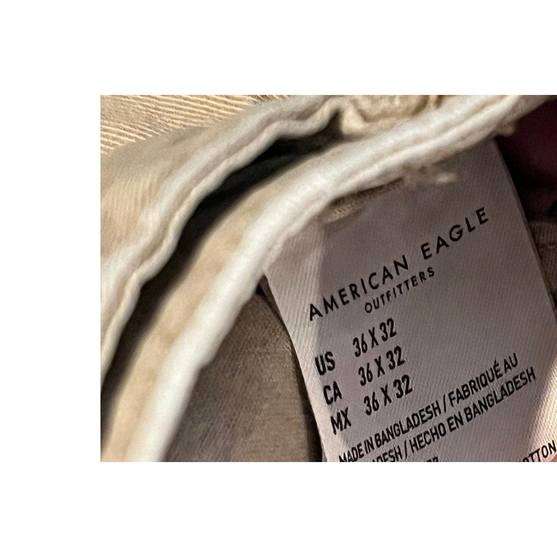 American Eagle Flex Straight Cargo Pants Mens 36x32