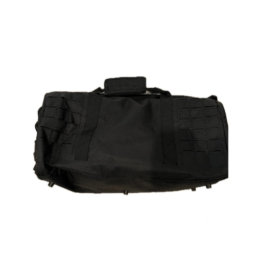 XL Tactical Canvas Black Duffel 22"x12"x10"