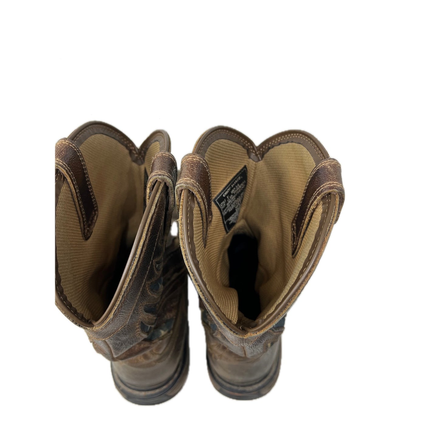 Cody James 11" Flag Wstrn Wrk Boots Nano Comp Toe Mens 11.5D
