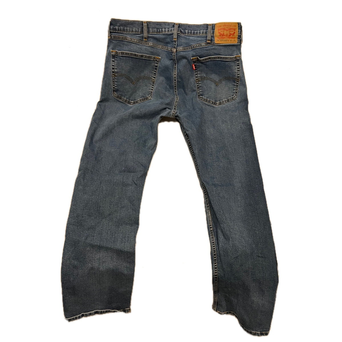 Levi's 506 Straight Fit Blue Jeans Mens 38x32