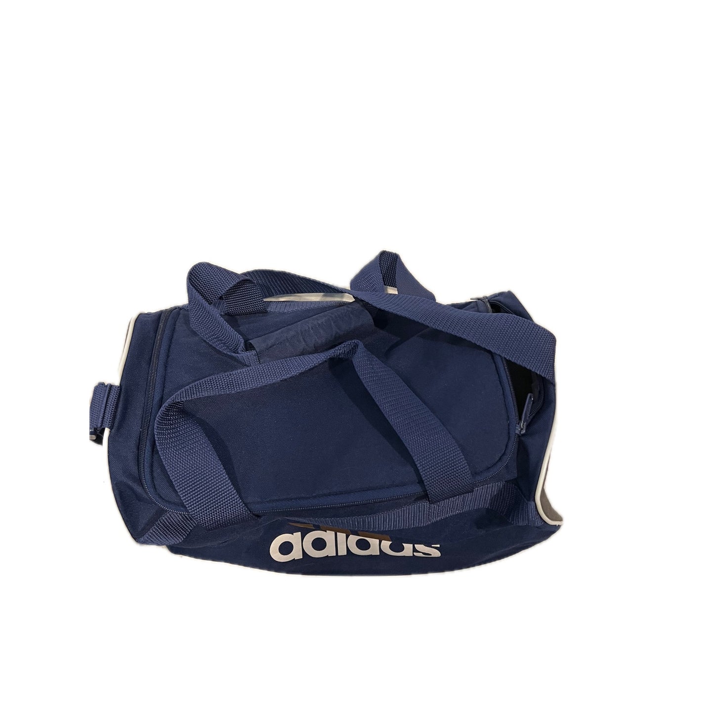 Adidas Defender Small 16"x10"x8" Blue Gray Duffel Gym Bag