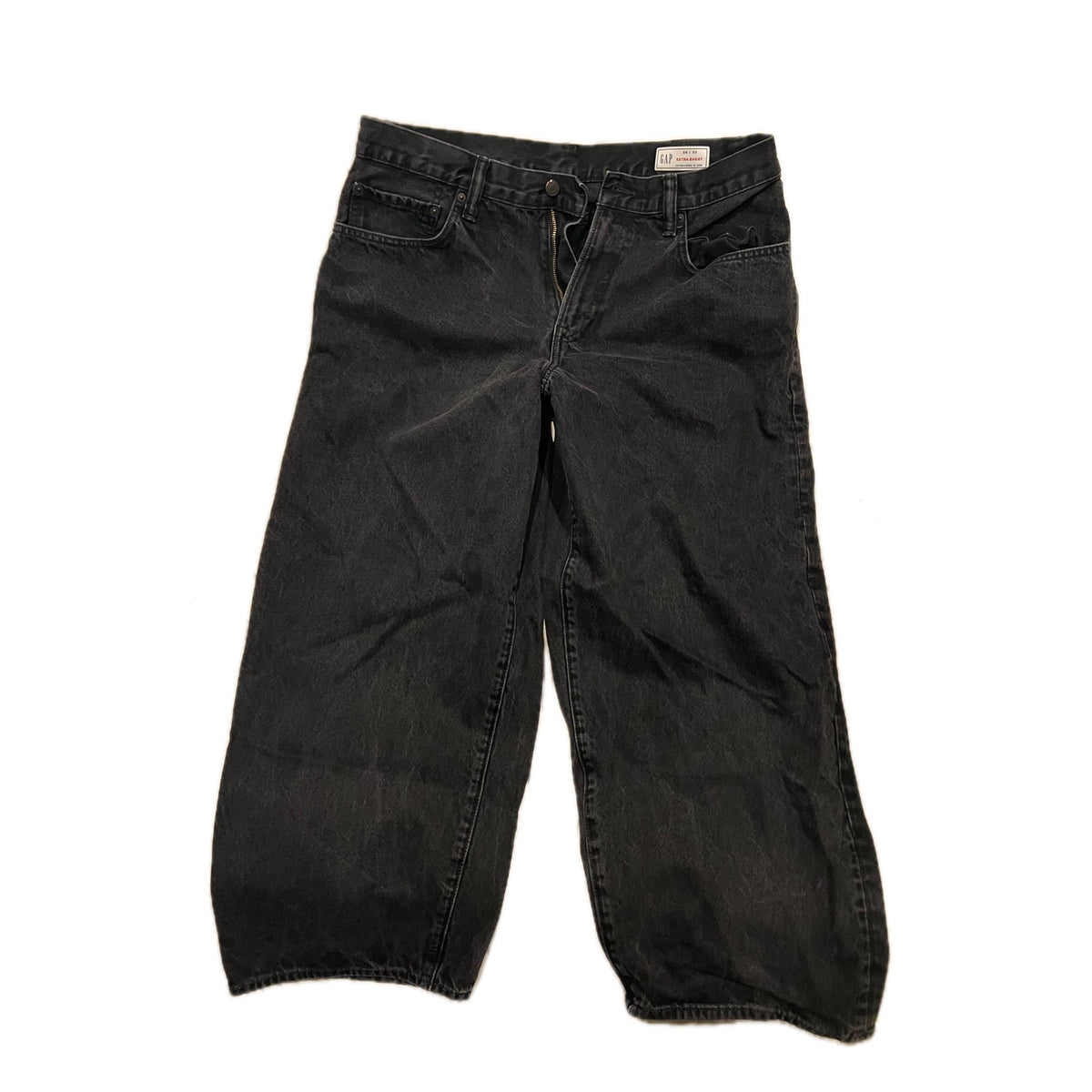 The Gap Extra Baggy Black Jeans 34x30