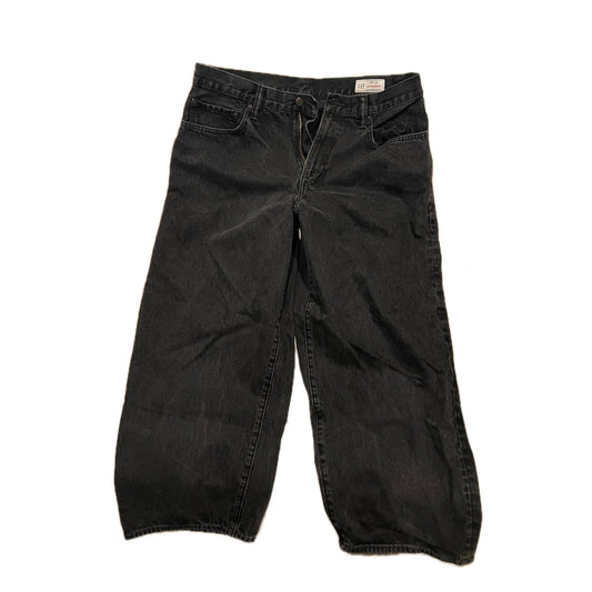 The Gap Extra Baggy Black Jeans 34x30