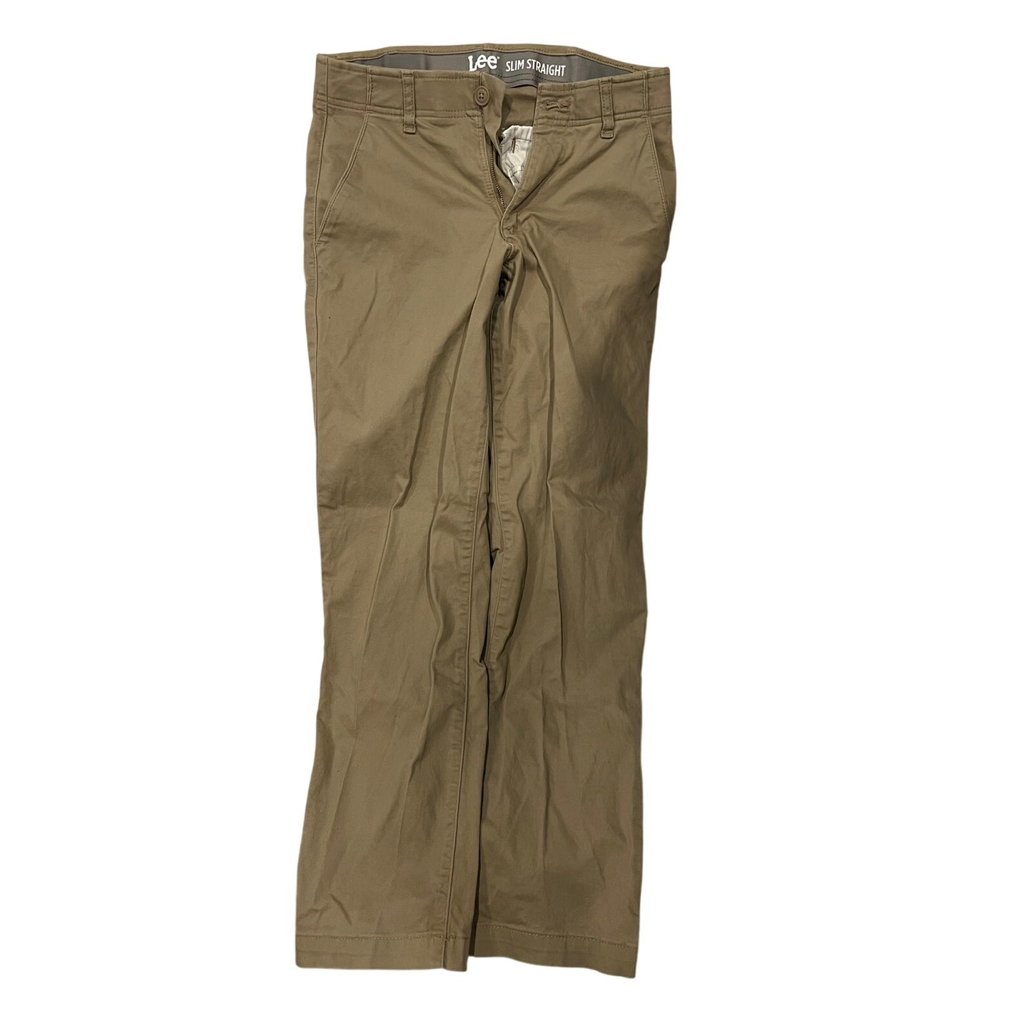 Lee Slim Straight Tan Chino Pants Mens 29x30