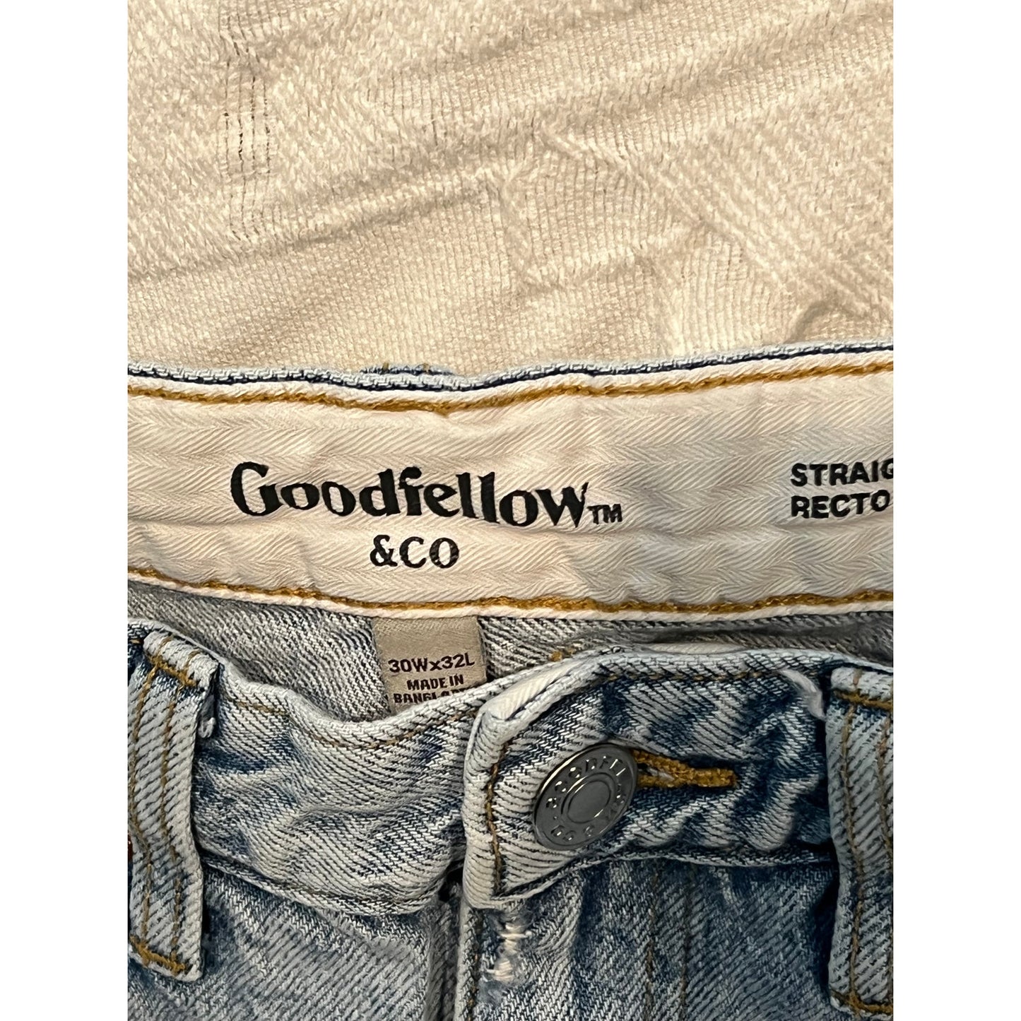 Goodfellow & Co Straight Stonewash Jeans Mens 30x32