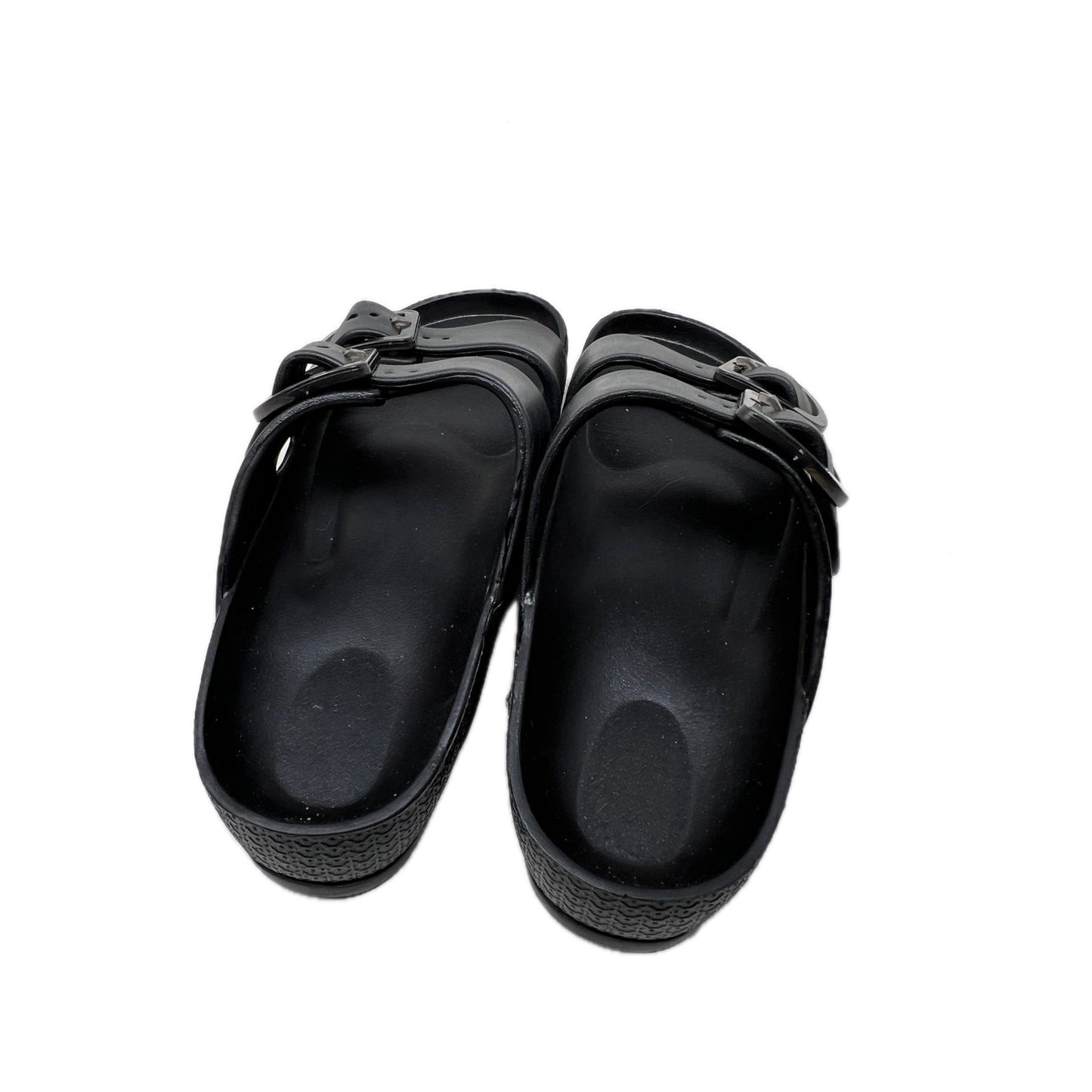 Sandales classiques Target, noires, à deux brides, pour homme, taille 6