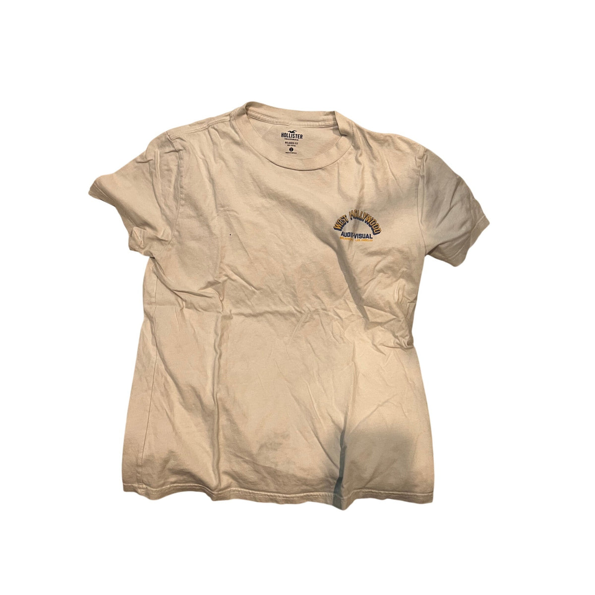 Hollister West Holllywood Audio Visual T-Shirt Mens Small