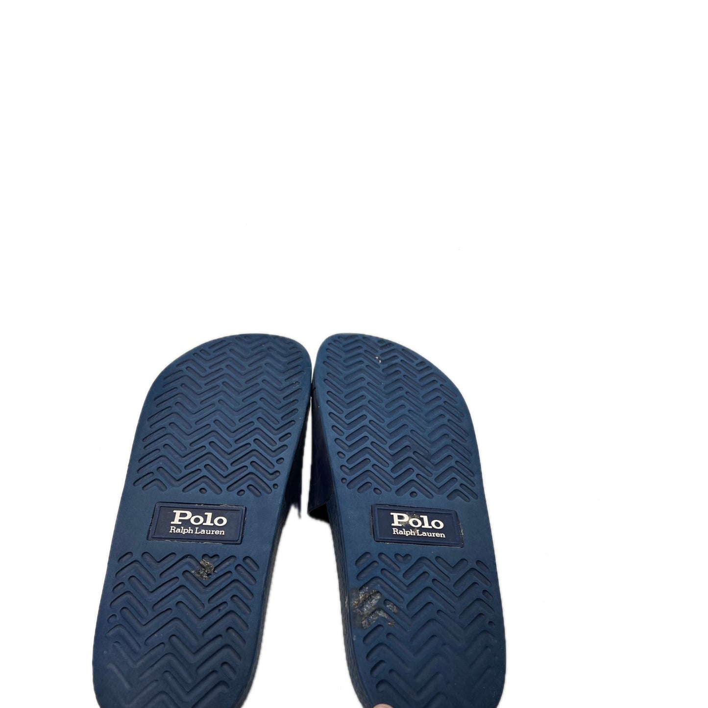 Sandales Claquettes Polo Ralph Lauren Bleu Homme 10 Femme 11.5