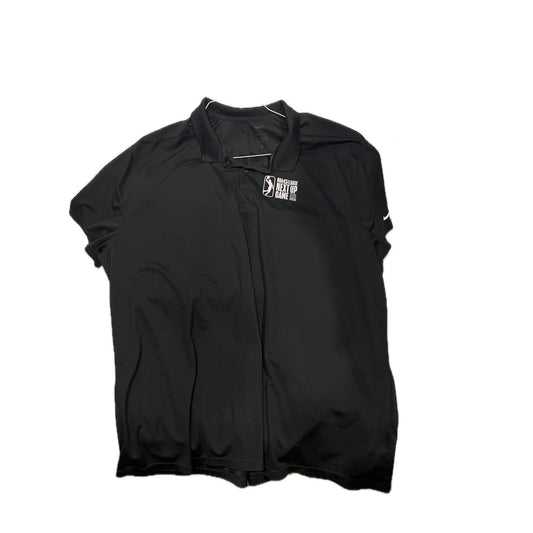 Nike Dri-Fit NBA Next Man Up Black Golf Shirt Mens 3XL