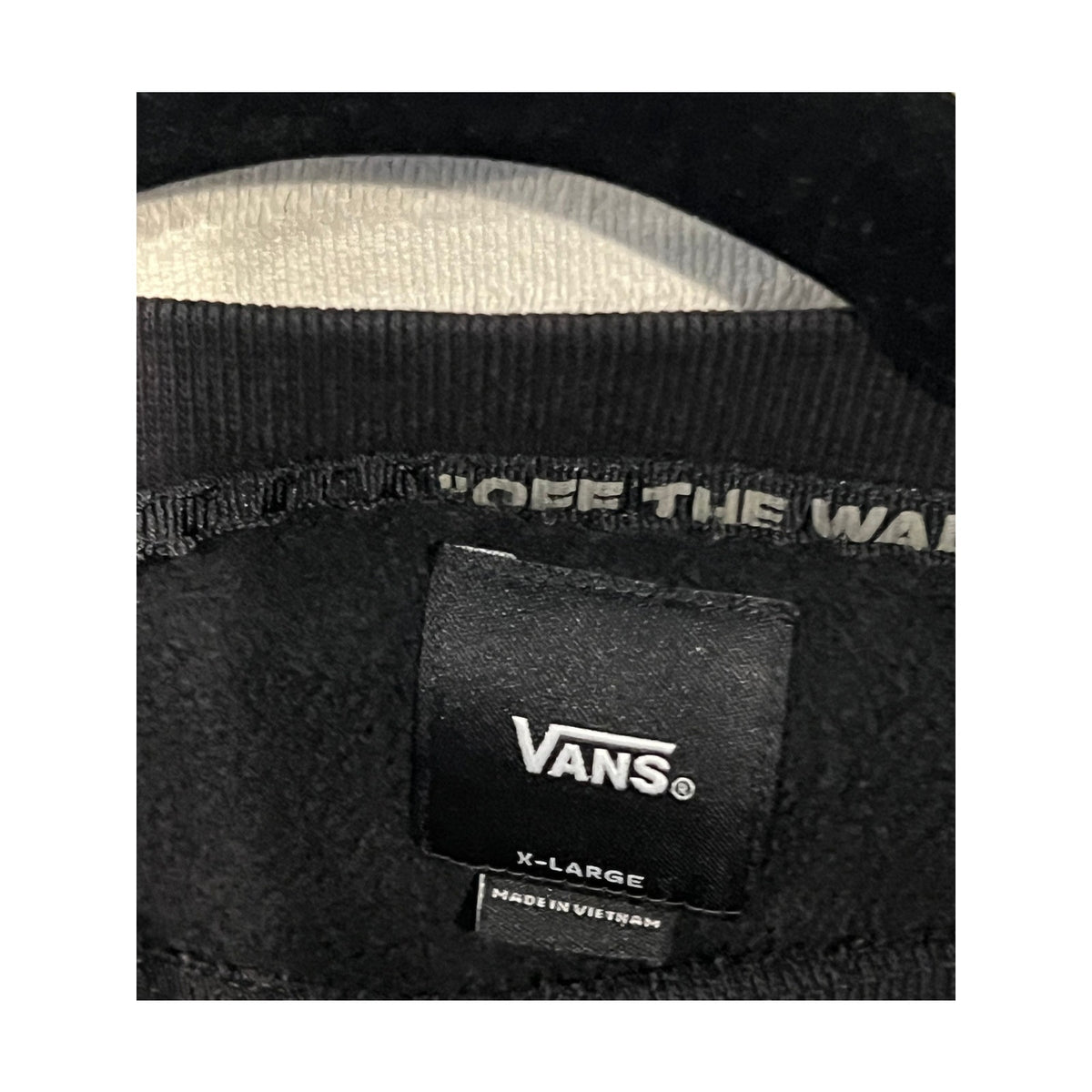 Vans Black Crewneck Sweatshirt Mens XL