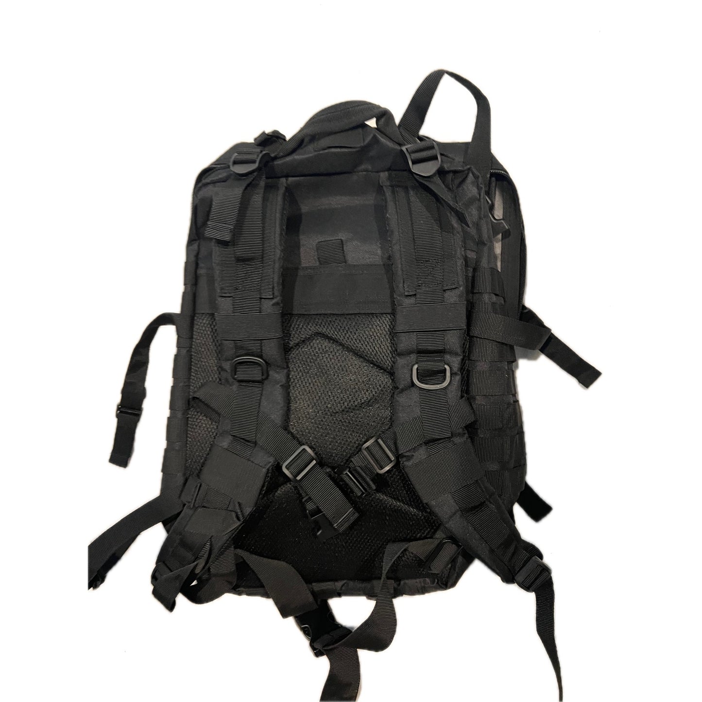 No Label Tactical Black Backpack Medium 26L