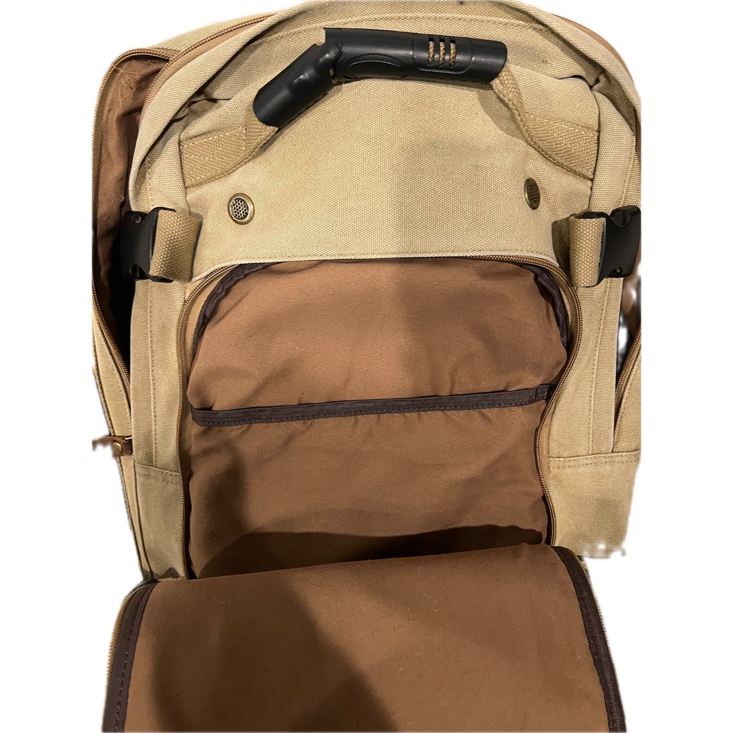 Witzman Carry on Travel Backpack Duffel Bag 18.5 inch Canvas