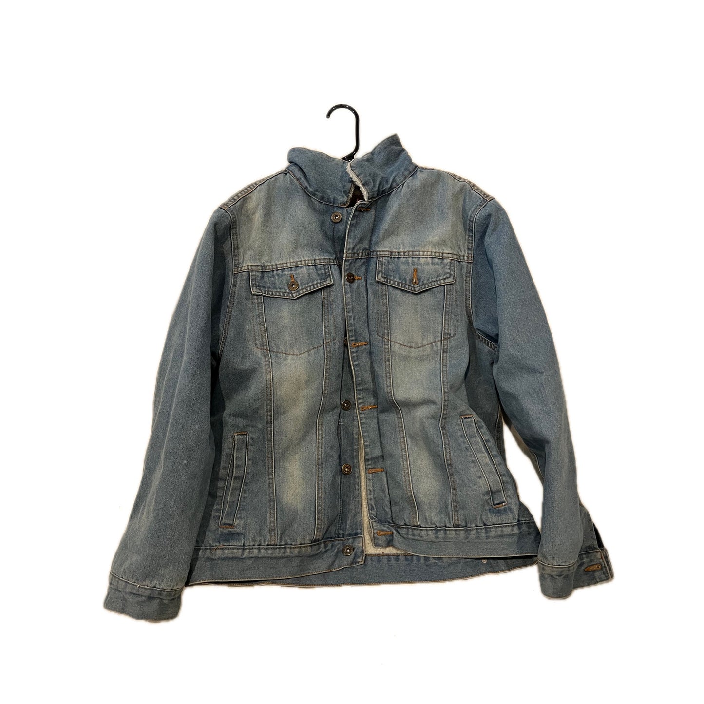 Brooklyn Cloth Co Insulated Jean Denim Jacket Hoodie Mens XL