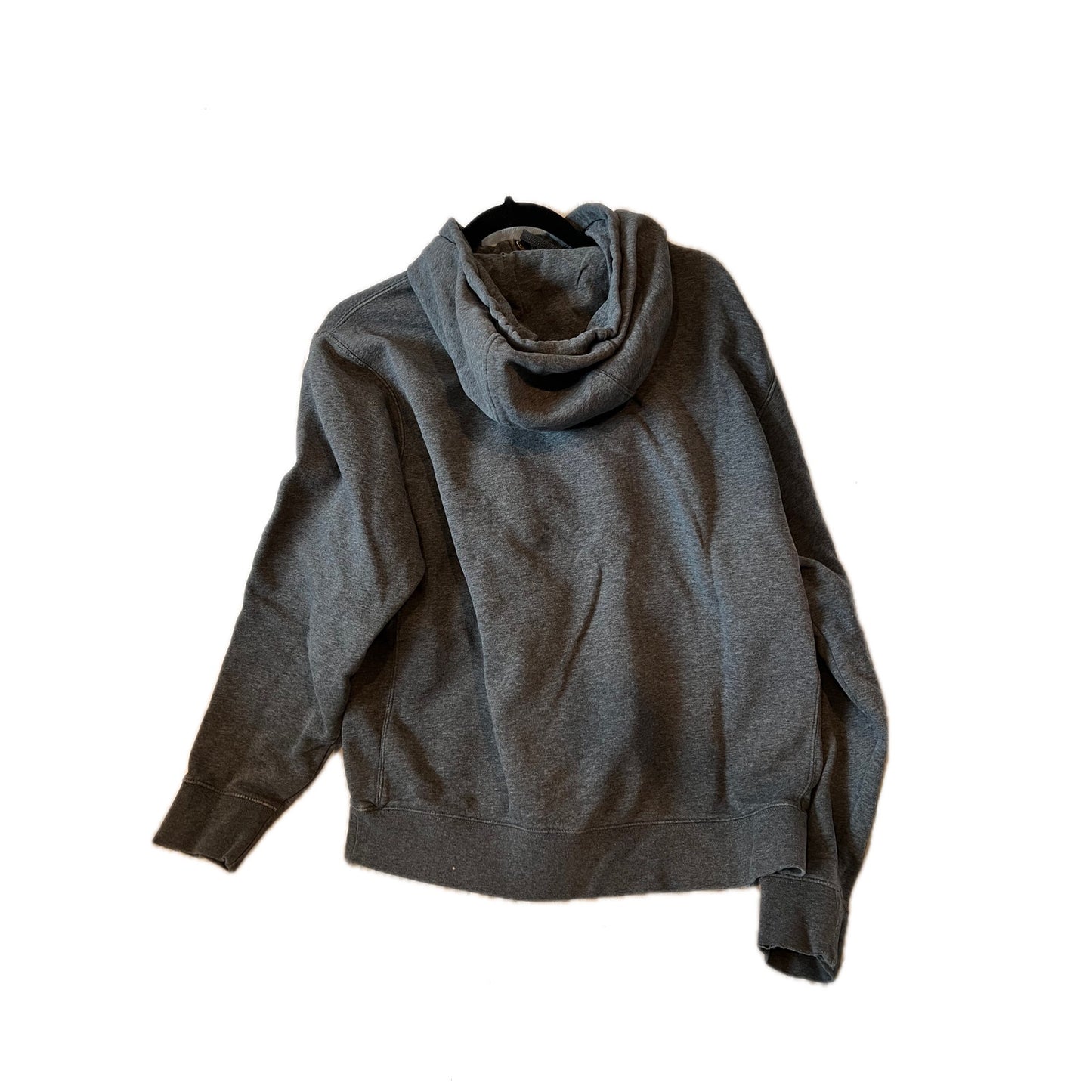 Sudadera con capucha y cremallera Nike gris para hombre, talla M