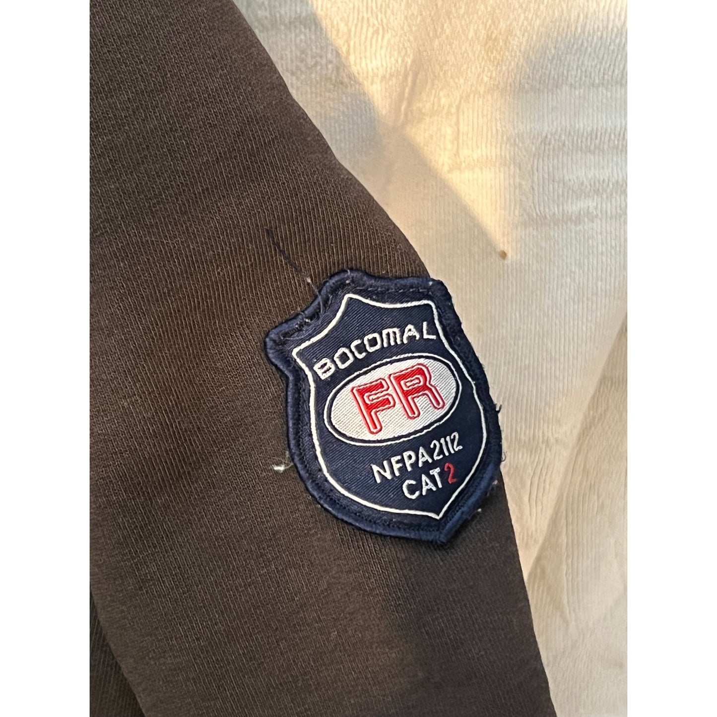 Bocomal Molleton de coton ignifuge à capuche Homme Petite taille
