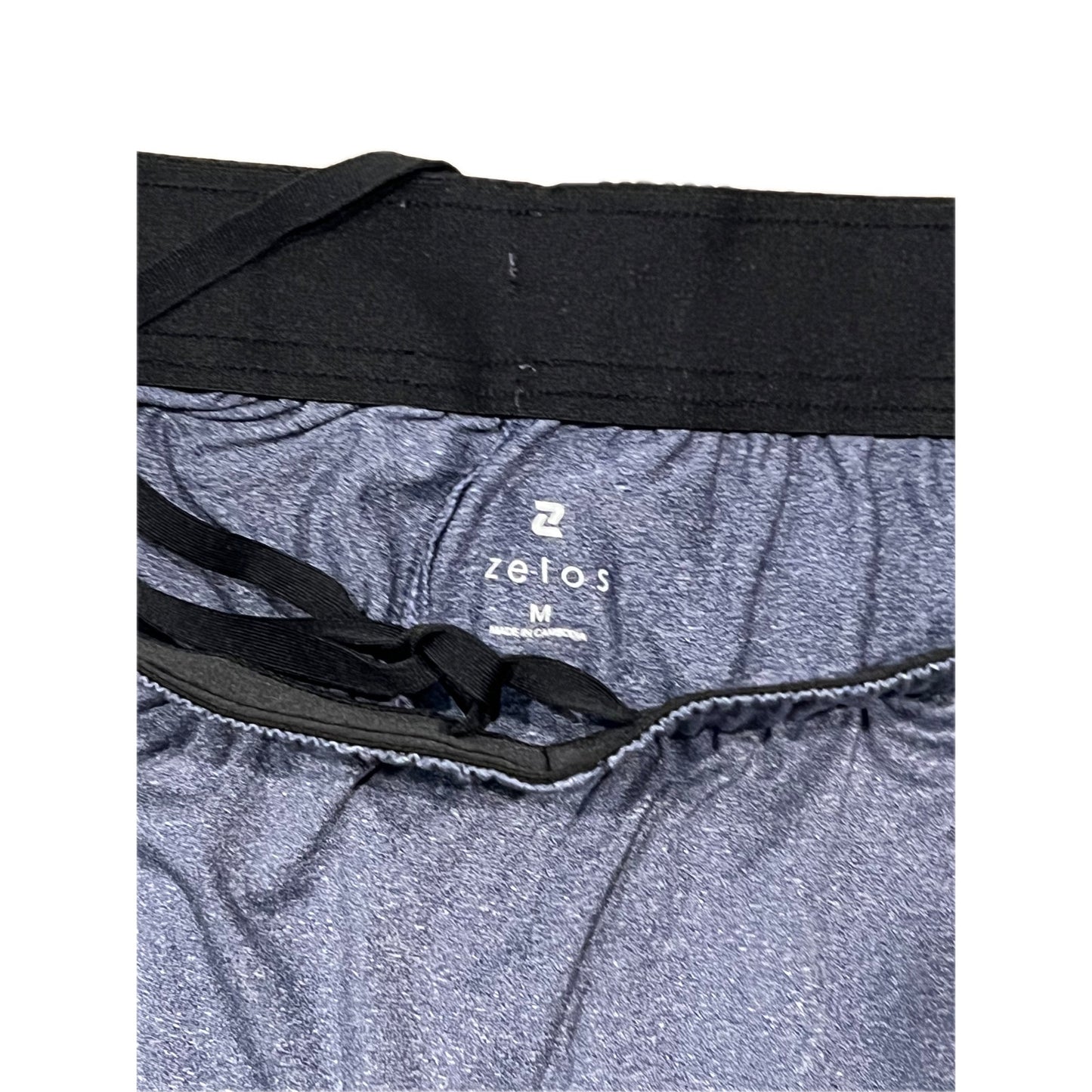 Zelos Blue Gray Athletic Shorts Mens M