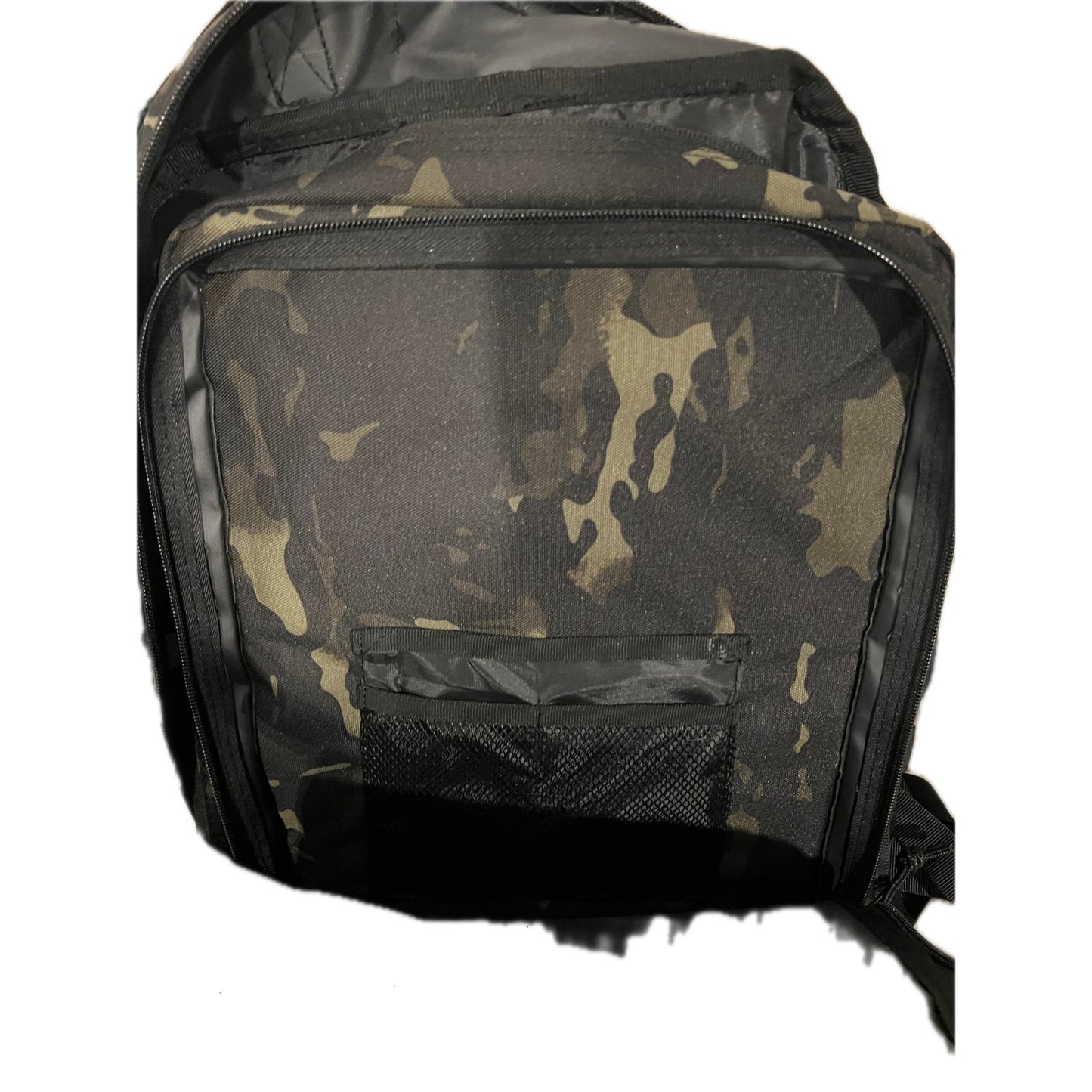 Sac à Dos Tactique Camouflage Vert Noir Générique 36L