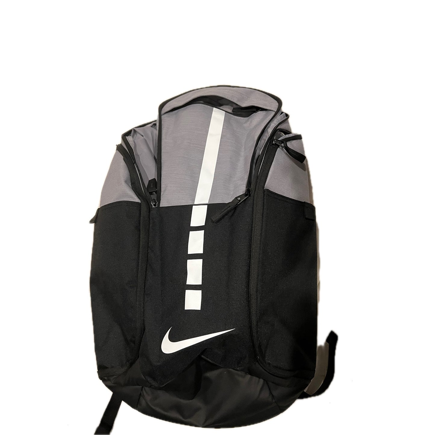 Nike Elite Gamebag Black White Gray Backpack Classic Version