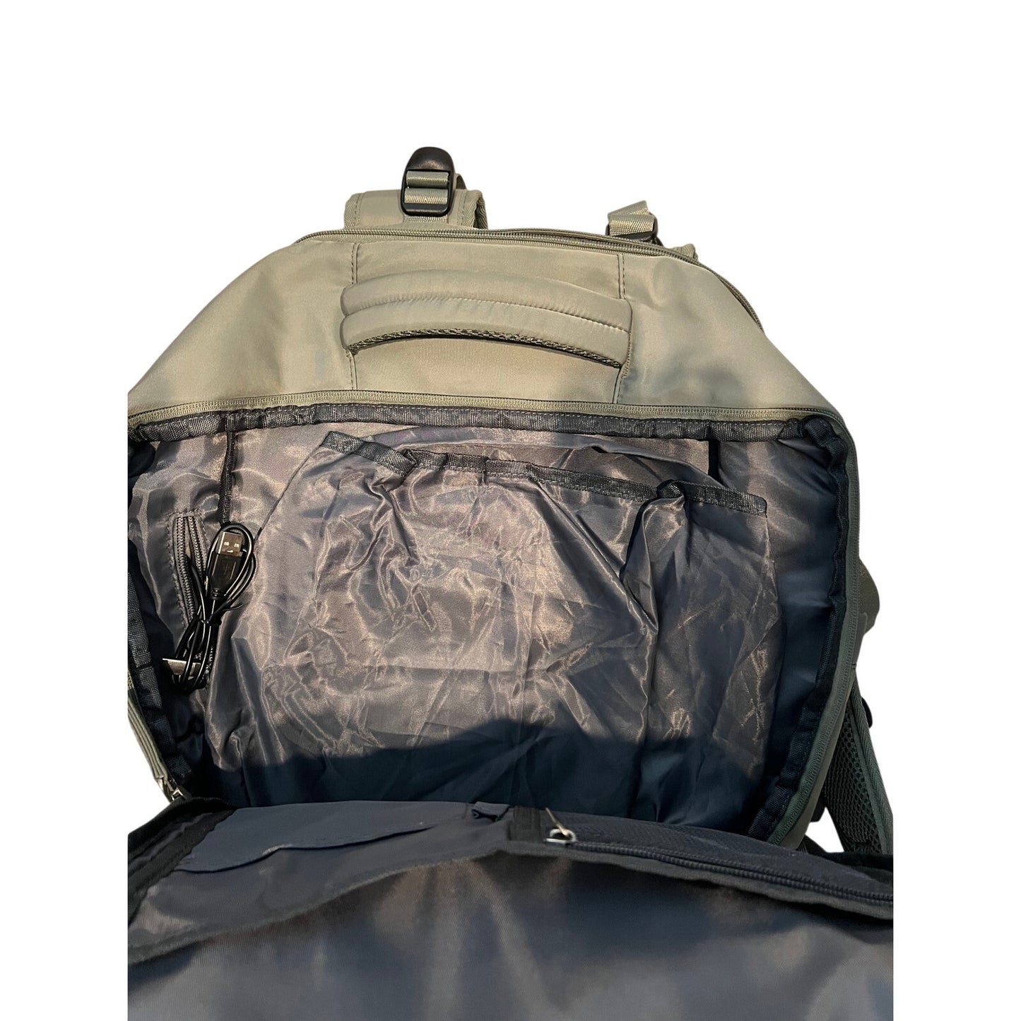 Sac à dos de voyage à compression Fosa Clamshell vert