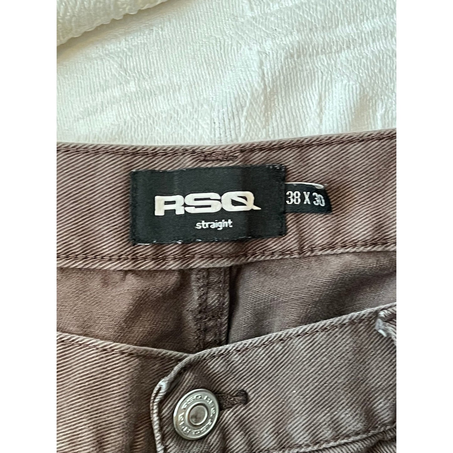 RSQ Jean Carpenter Homme Kaki Clair 38x30