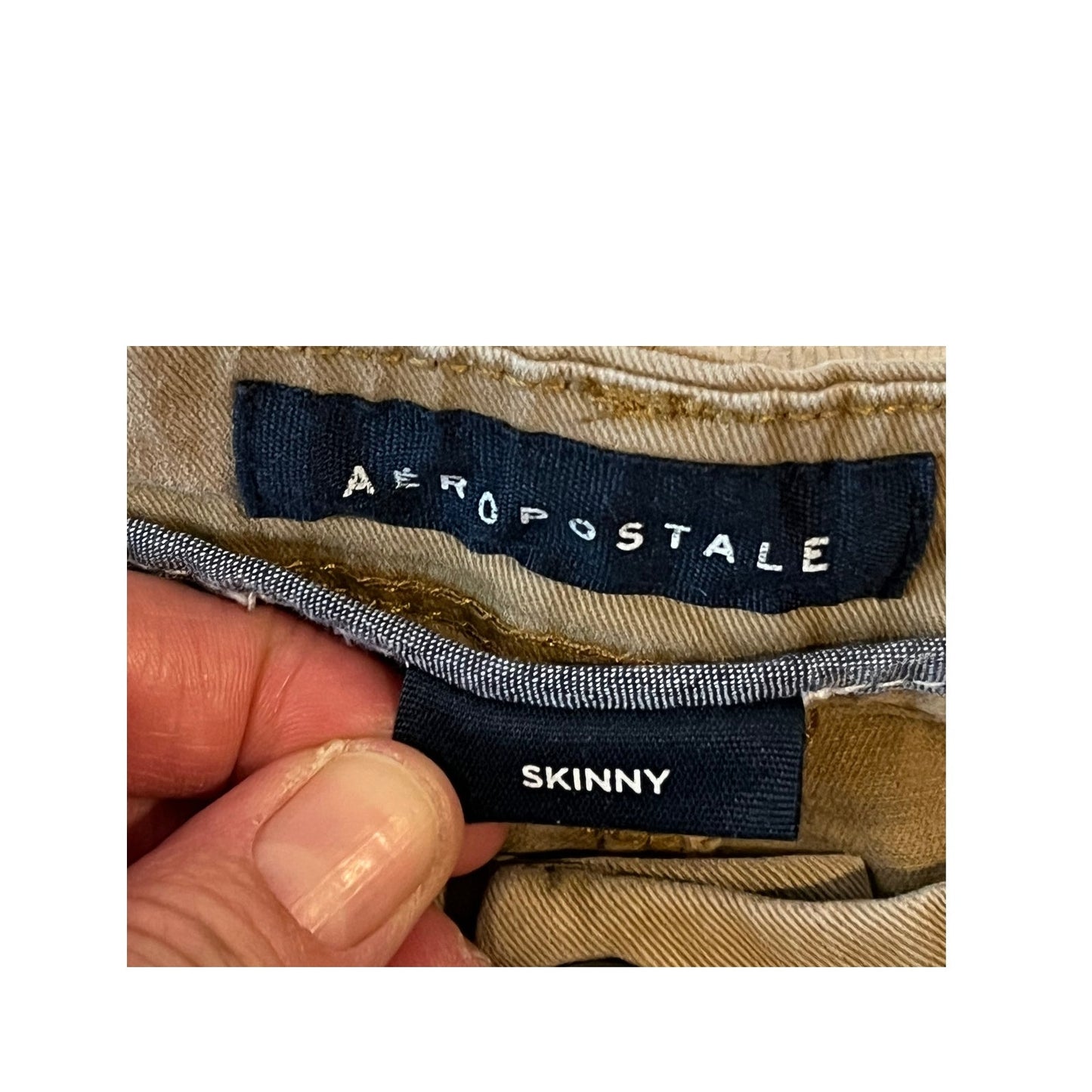 Aeropostale Skinny tan Jeans Mens 34x30