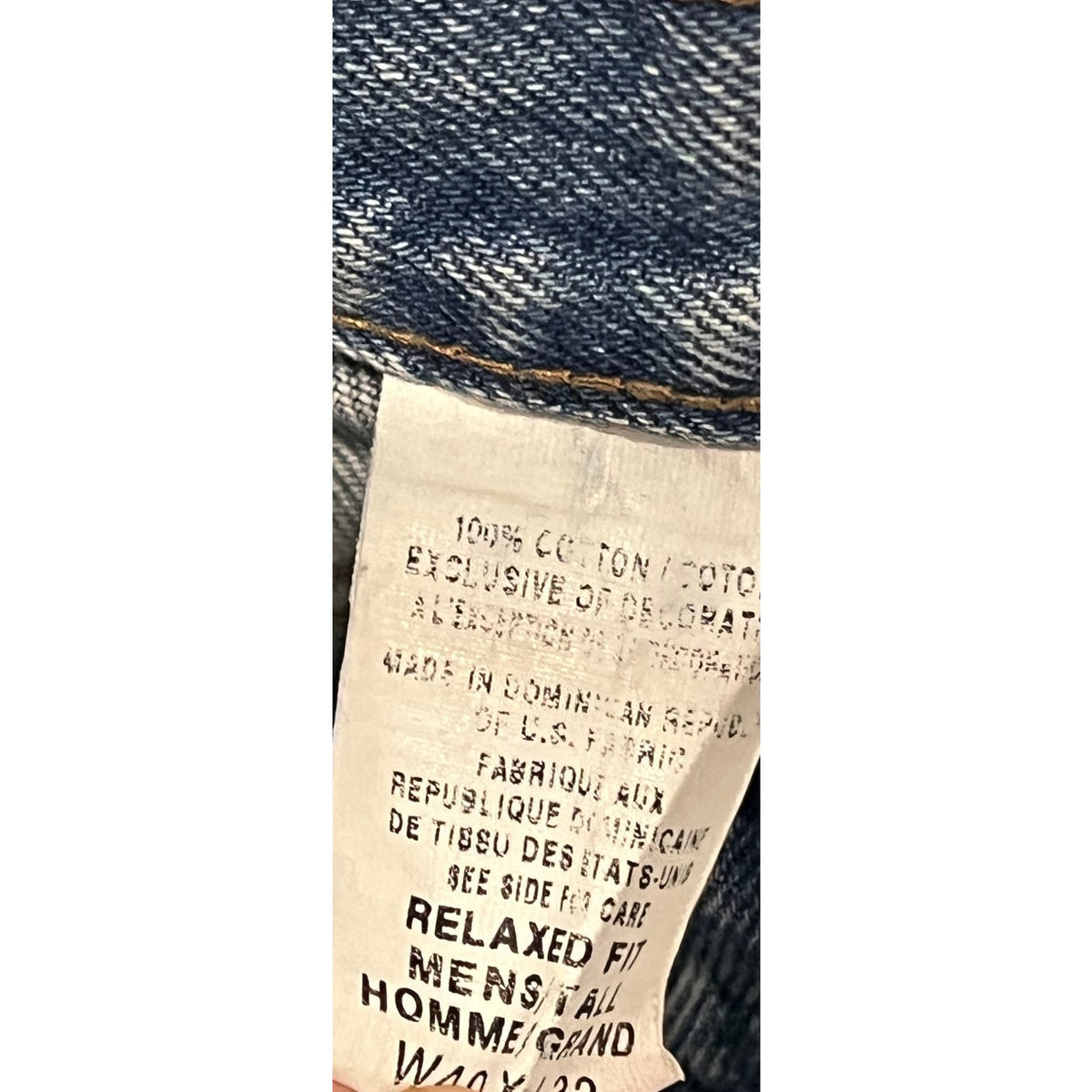 Eddie Bauer Relaxed Blue Jeans Mens 40x32