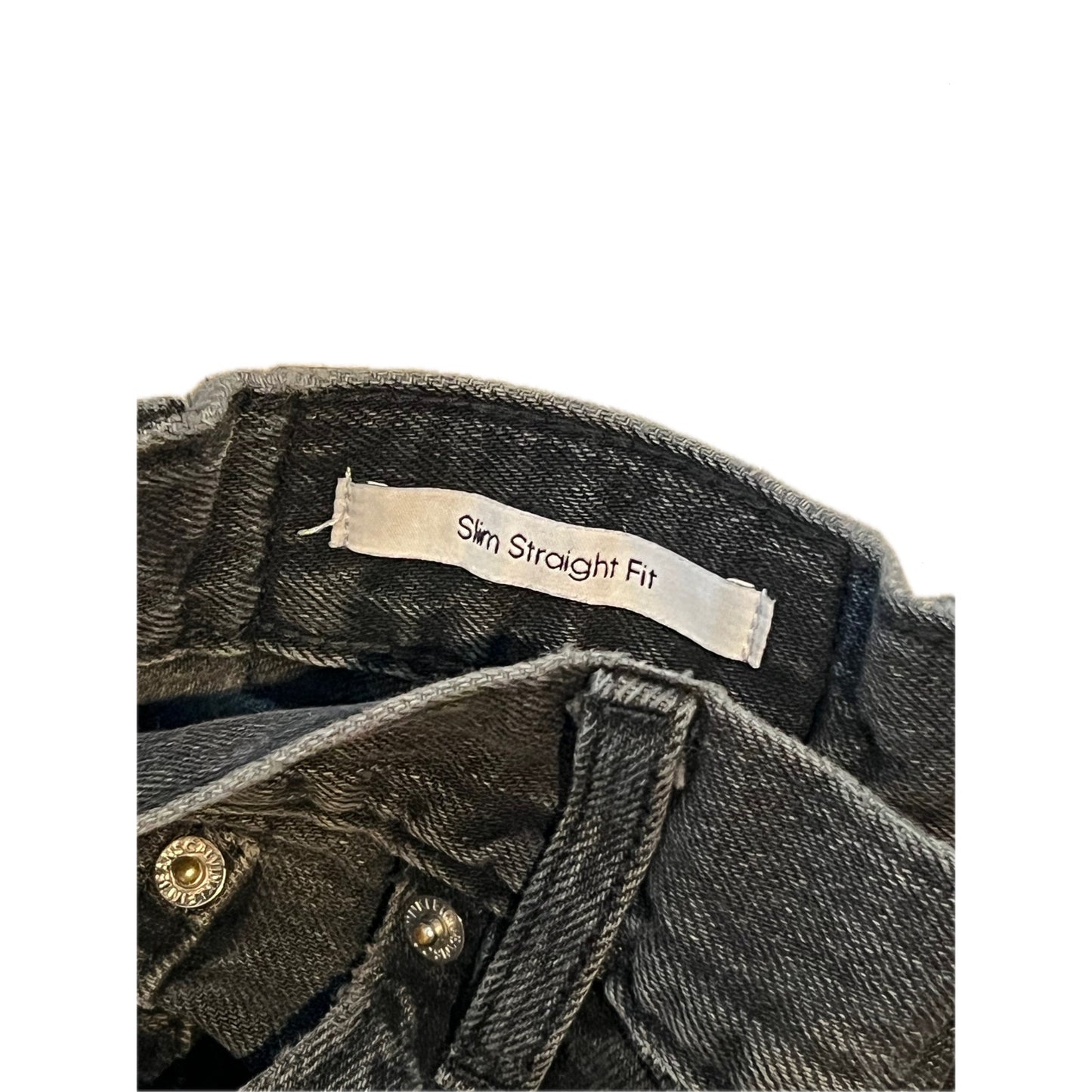 Calvin Klein Jean Coupe Droite Slim Noir Homme 29x30