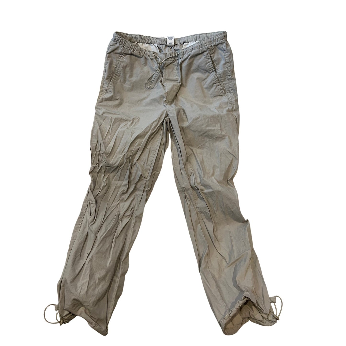 Arizona Jeans Co Beige Relaxed Fit Jogger Pants Mens Med