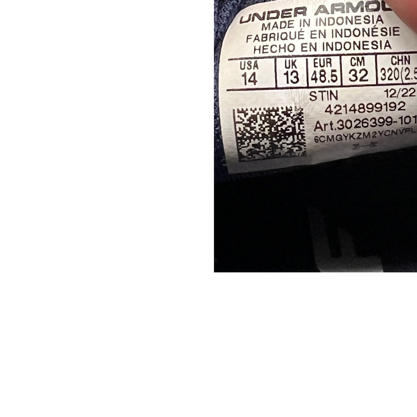 Under Armour Charged Draw 2 Spikeless Golf Mens 14