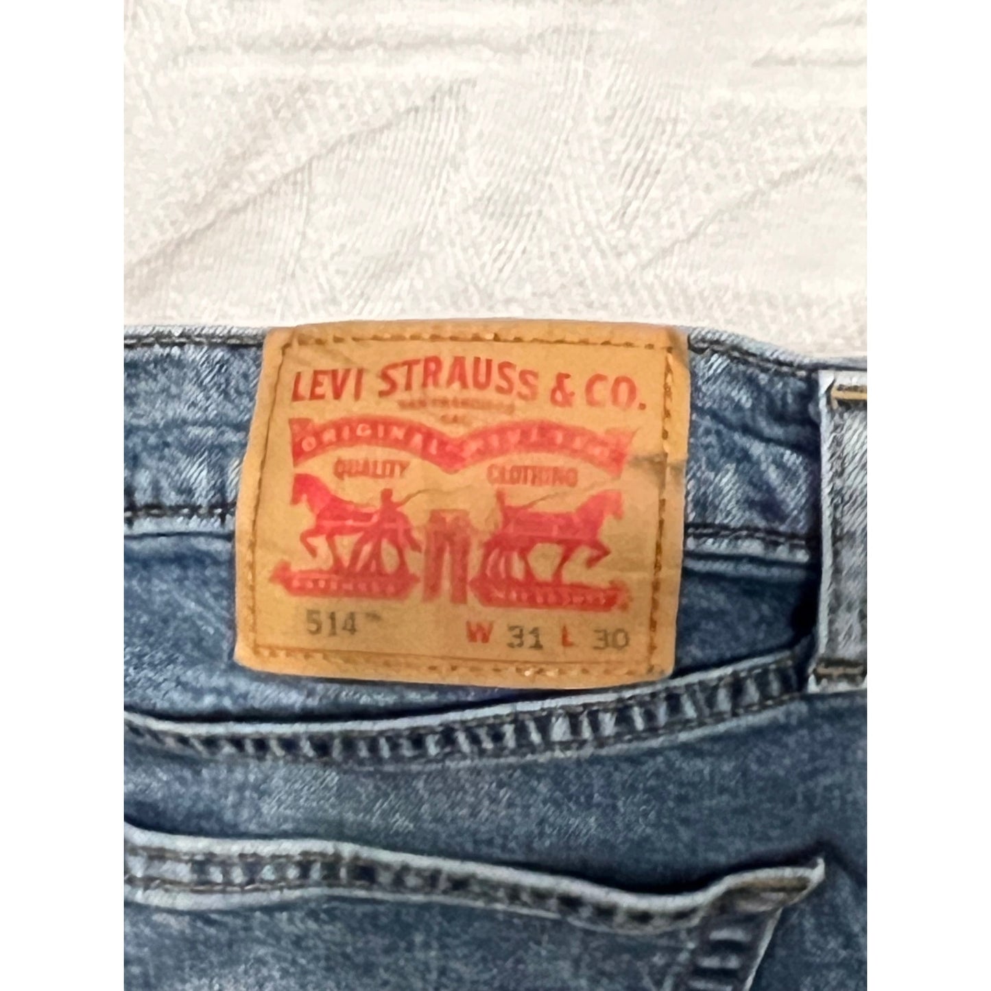 Levi's 514 Straight Leg Jeans Mens 31x30