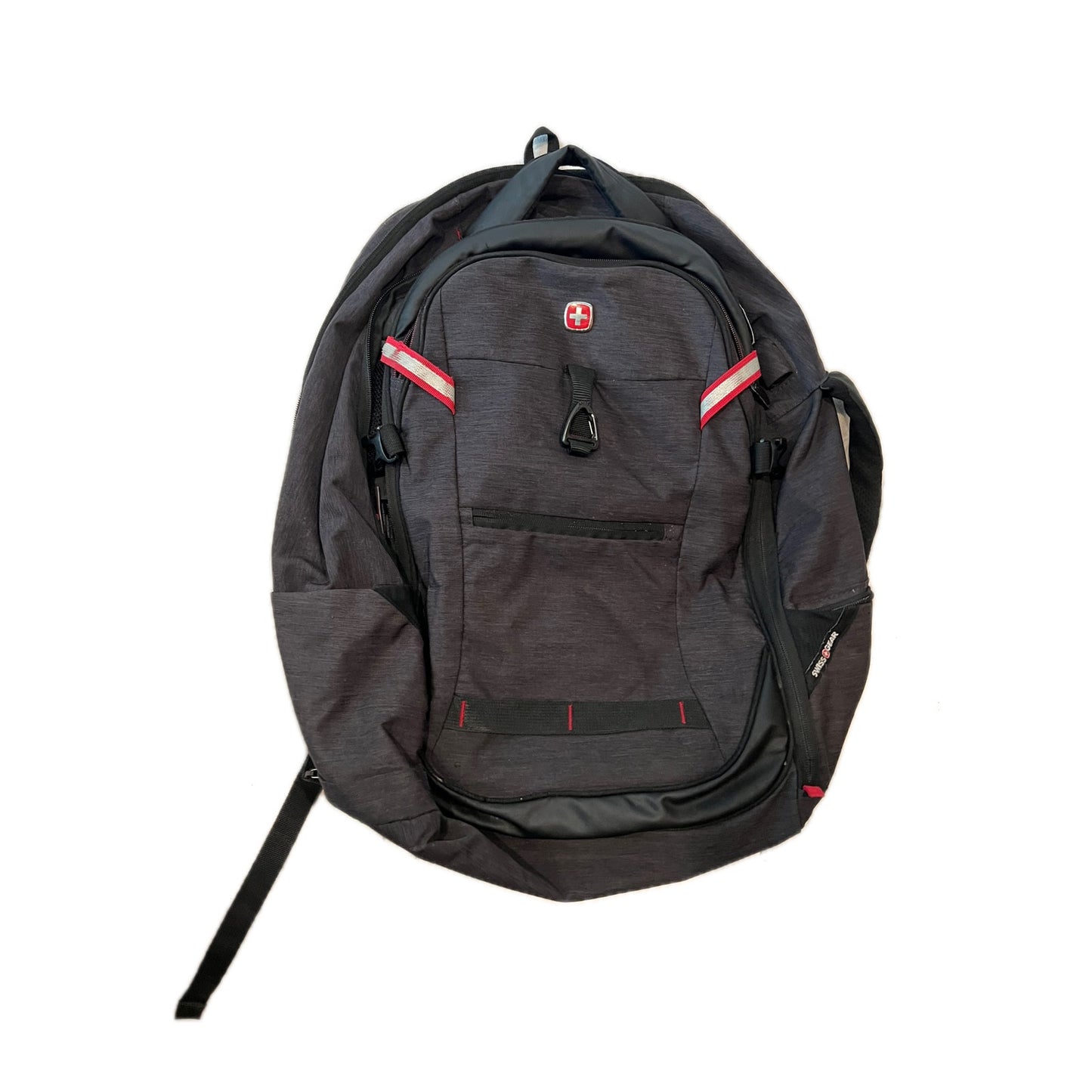 Swiss Gear Deluxe Travel Backpack Gray Black