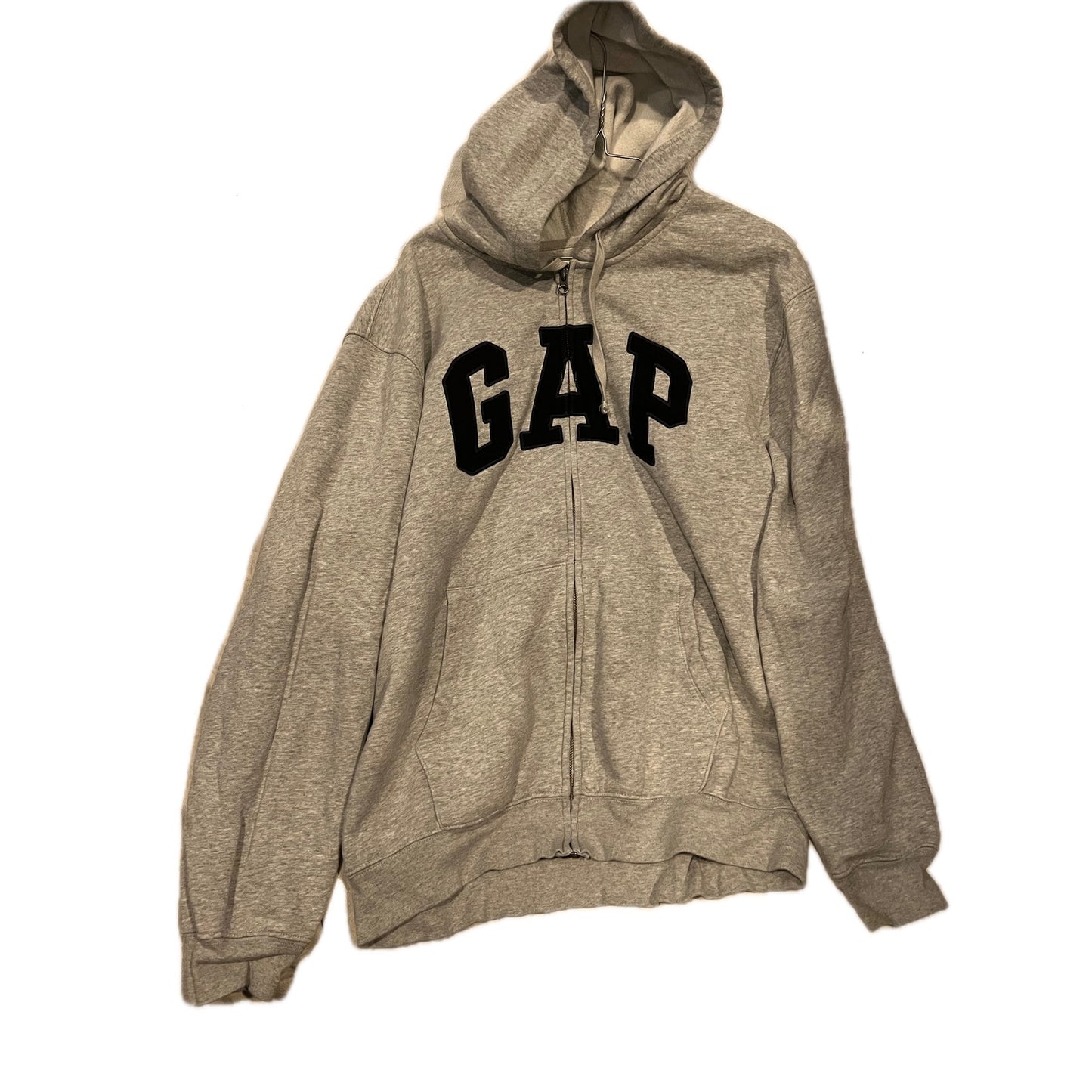 The Gap Gray Full Zip Up Hoodie Mens Large